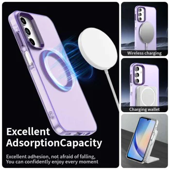 Калъф за Samsung Galaxy A15 4G / A15 5G - CandyCase MagSafe - Лилав