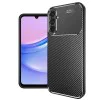 Калъф за Samsung Galaxy A15 4G / A15 5G - CarbonFiber - Черен