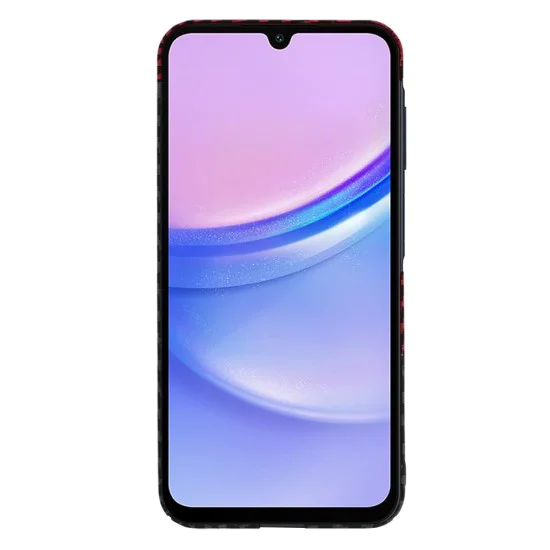 Калъф за Samsung Galaxy A15 4G / A15 5G - Carbonite FiberShell - Red Vortex