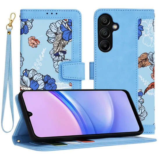 Калъф за Samsung Galaxy A15 4G / A15 5G - FlipCraft - Vibrant Blue