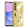 Калъф за Samsung Galaxy A15 4G / A15 5G - Луксозен блясък MagSafe - Златен