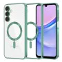 Калъф за Samsung Galaxy A15 4G / A15 5G - Luxury Crystal MagSafe - Светло зелен