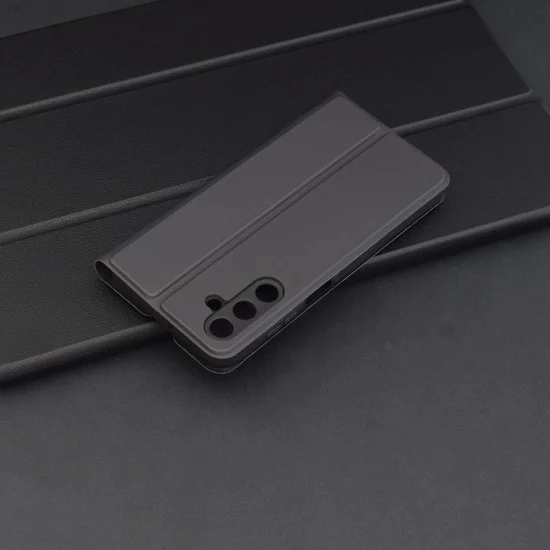 Калъф за Samsung Galaxy A15 4G / A15 5G - Magskin Book - Черен