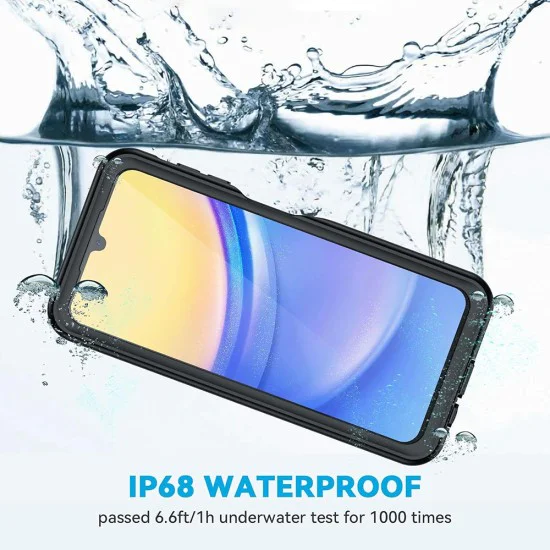 Калъф за Samsung Galaxy A15 4G / A15 5G - ShellBox Waterproof IP68 Case - Черен