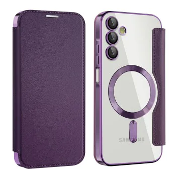 Калъф за Samsung Galaxy A15 4G / A15 5G - SmartMag Book Case - Лилав