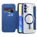 Калъф за Samsung Galaxy A15 4G / A15 5G - SmartMag Book Case - Син