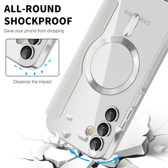 Калъф за Samsung Galaxy A15 4G / A15 5G - SmartMag Book Case - Сив