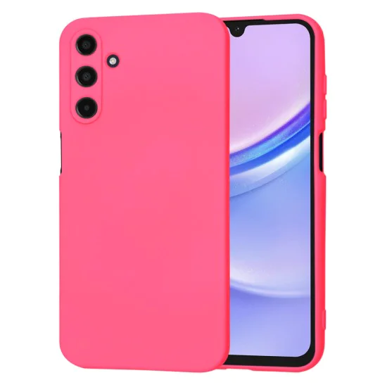 Калъф за Samsung Galaxy A15 4G / A15 5G - SoftFlex - Hot Pink