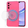 Калъф за Samsung Galaxy A15 4G / A15 5G - SoftFlex MagSafe - Hot Pink
