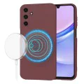 Калъф за Samsung Galaxy A15 4G / A15 5G - SoftFlex MagSafe - Plum Red