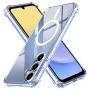 Калъф за Samsung Galaxy A15 4G / A15 5G - Techsuit - Удароустойчив Clear Silicone MagSafe - Прозрачен