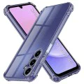 Калъф за Samsung Galaxy A15 4G / A15 5G - Techsuit - Удароустойчив Clear Silicone - Опушено Черен