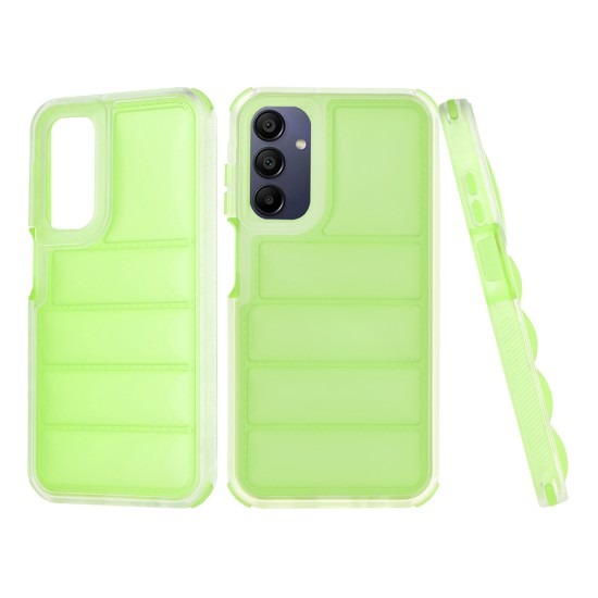 Калъф за Samsung Galaxy A15 4G / A15 5G - Wave Shield - Зелен