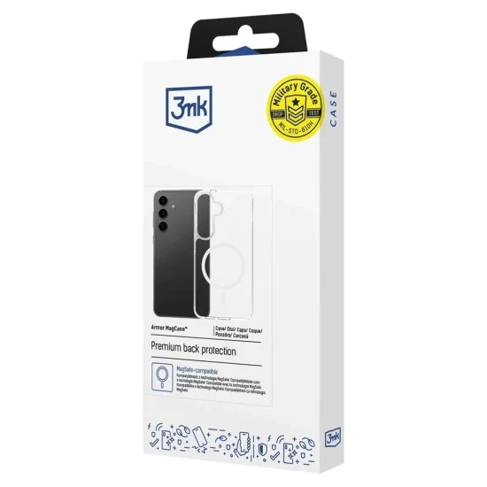 Калъф за Samsung Galaxy A16 4G / A16 5G - 3mk - Armor MagCase - Прозрачен