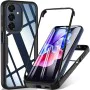 Калъф за Samsung Galaxy A16 4G / A16 5G / A17 5G - ColorVerse 360 Series + Screen Protector - Черен