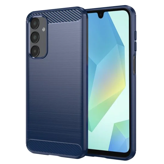 Калъф за Samsung Galaxy A16 4G / A16 5G - Carbon Silicone - Blue