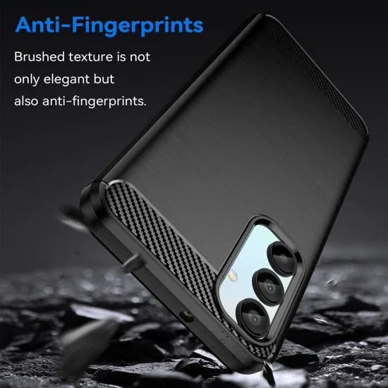Калъф за OnePlus Nord CE4 Lite - Carbon Silicone - Черен