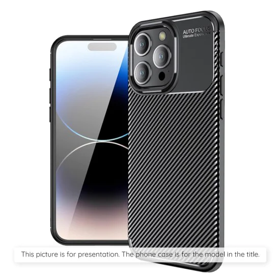 Калъф за Samsung Galaxy A16 4G / A16 5G - CarbonFiber - Черен