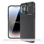 Калъф за Samsung Galaxy A16 4G / A16 5G - CarbonFiber - Черен