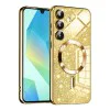 Калъф за Samsung Galaxy A16 4G / A16 5G - Луксозен блясък MagSafe - Златен
