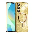 Калъф за Samsung Galaxy A16 4G / A16 5G - Луксозен блясък MagSafe - Златен