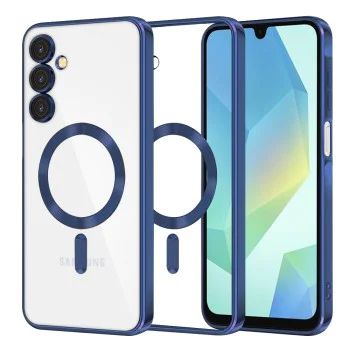 Калъф за Samsung Galaxy A16 4G / A16 5G - Luxury Crystal MagSafe - Deep Blue