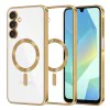 Калъф за Samsung Galaxy A16 4G / A16 5G - Luxury Crystal MagSafe - Златен