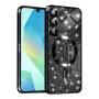 Калъф за Samsung Galaxy A16 4G / A16 5G - Luxury Glitter MagSafe - Черен