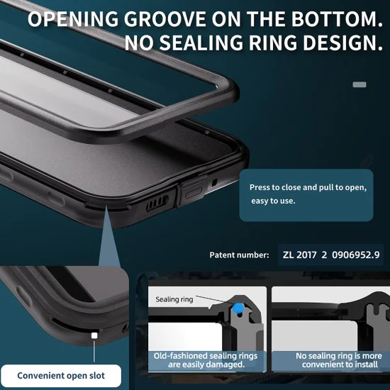 Калъф за Samsung Galaxy A16 4G / A16 5G - ShellBox Waterproof IP68 Case - Черен