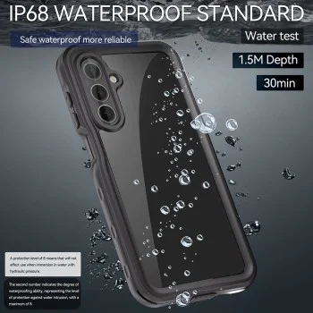 Калъф за Samsung Galaxy A16 4G / A16 5G - ShellBox Waterproof IP68 Case - Черен