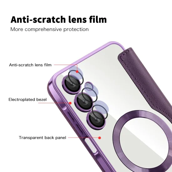 Калъф за Samsung Galaxy A16 4G / A16 5G - SmartMag Book Case - Лилав