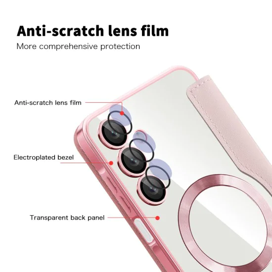 Калъф за Samsung Galaxy A16 4G / A16 5G - SmartMag Book Case - Розов