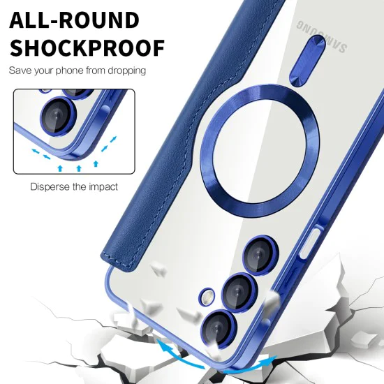 Калъф за Samsung Galaxy A16 4G / A16 5G - SmartMag Book Case - Син