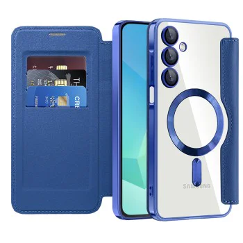 Калъф за Samsung Galaxy A16 4G / A16 5G - SmartMag Book Case - Син