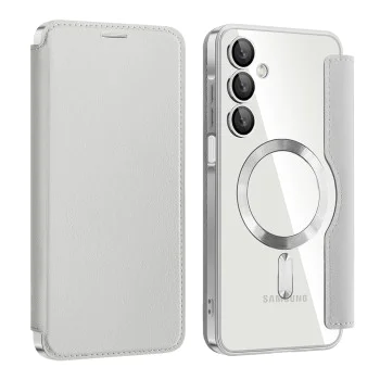 Калъф за Samsung Galaxy A16 4G / A16 5G - SmartMag Book Case - Сив