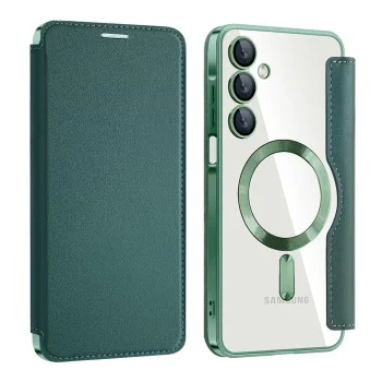 Калъф за Samsung Galaxy A16 4G / A16 5G - SmartMag Book Case - Зелен