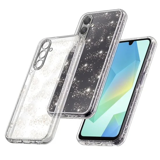 Калъф за Samsung Galaxy A16 4G / A16 5G - SparkleSkin Series - Прозрачен
