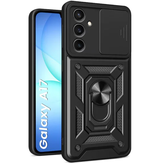 Калъф за Samsung Galaxy A17 5G / A17 4G - Techsuit - CamShield Series - Черен