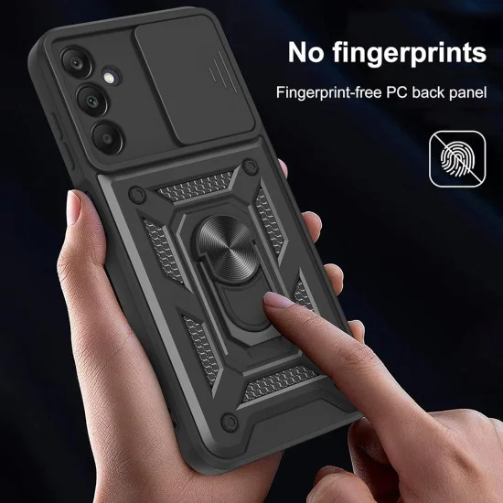 Калъф за Samsung Galaxy A17 5G / A17 4G - Techsuit - CamShield Series - Черен