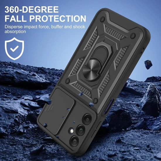Калъф за Samsung Galaxy A17 5G / A17 4G - Techsuit - CamShield Series - Черен