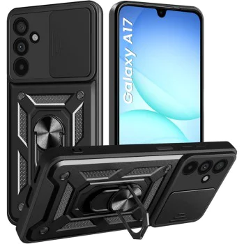 Калъф за Samsung Galaxy A17 5G / A17 4G - Techsuit - CamShield Series - Черен