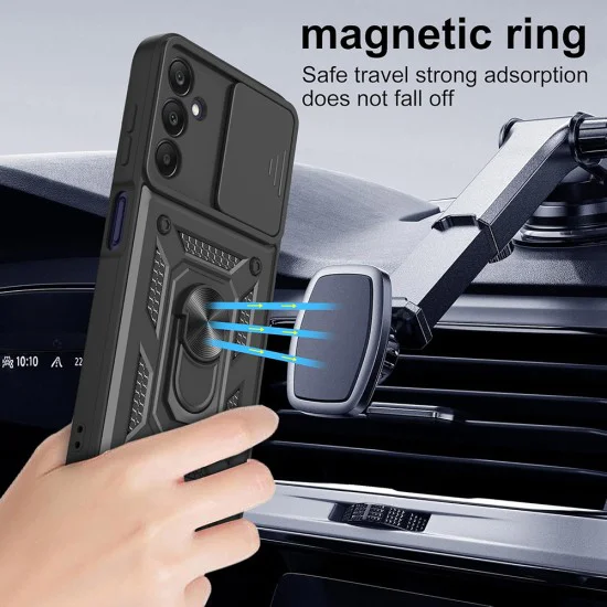 Калъф за Samsung Galaxy A17 5G / A17 4G - Techsuit - CamShield Series - Черен