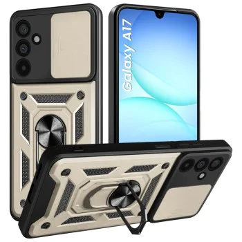 Калъф за Samsung Galaxy A17 5G / A17 4G - Techsuit - CamShield Series - Златист
