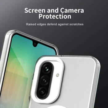 Калъф за Samsung Galaxy A17 5G / A17 4G - Techsuit - CandyCase MagSafe - Бял