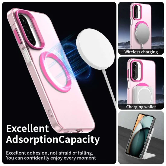 Калъф за Samsung Galaxy A17 5G / A17 4G - Techsuit - CandyCase MagSafe - Розов