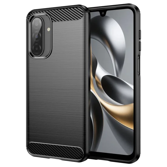 Калъф за Samsung Galaxy A17 5G / A17 4G - Techsuit - Carbon Silicone - Черен