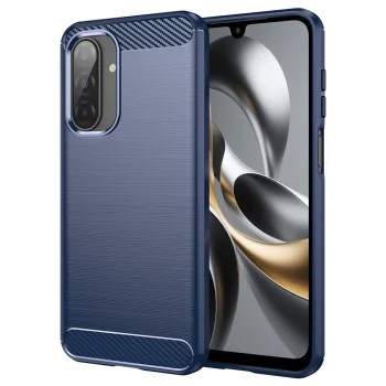 Калъф за Samsung Galaxy A17 5G / A17 4G - Techsuit - Carbon Silicone - Син