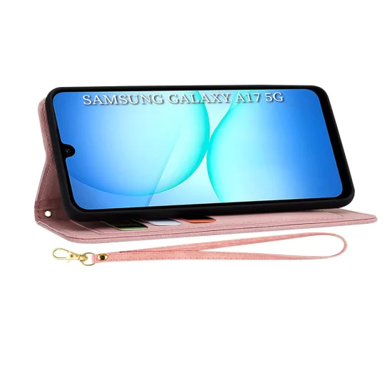 Калъф за Samsung Galaxy A17 5G / A17 4G - Techsuit - FlipCraft - Сладко Розов