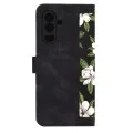 Калъф за Samsung Galaxy A17 5G / A17 4G - Techsuit - FlipCraft -Цветя на зората - Черен