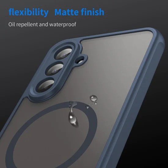 Калъф за Samsung Galaxy A17 5G / A17 4G - Techsuit - HaloFrost II MagSafe - Син